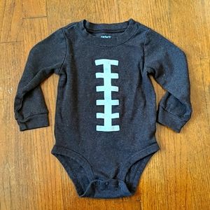 Long sleeve Football onesie